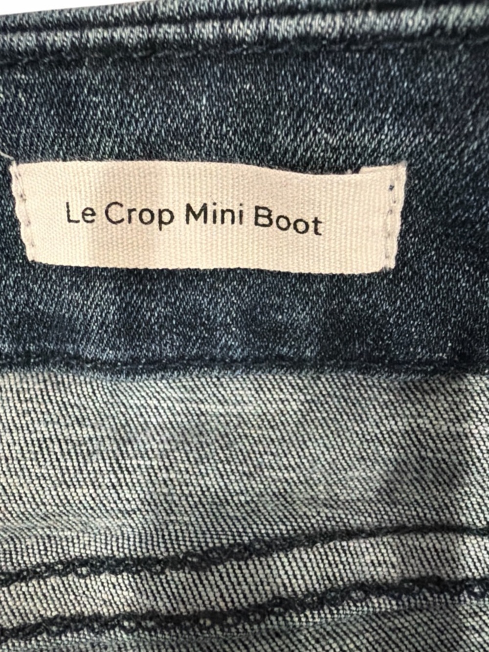 FRAME Le Crop Mini Boot Jeans | Kinley Wash | Cropped Bootcut | Size 27 - Picture 9 of 10